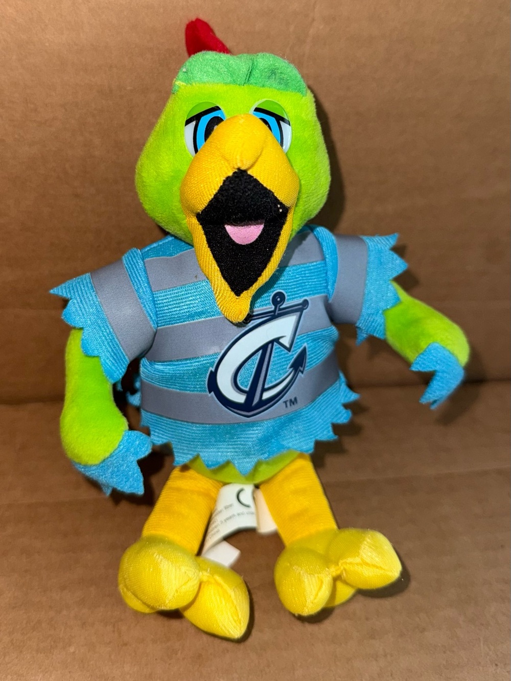 Columbus Clippers Krash Plush Stuffed Animal Bird 8" Minor League Baseball G4